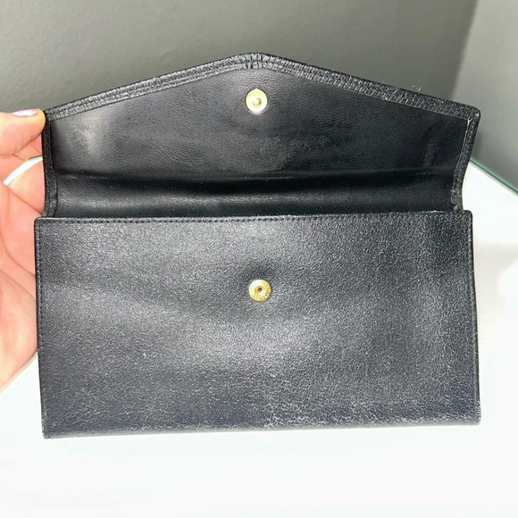 Givenchy Black Leather Envelope Wallet - Picture 3 of 16